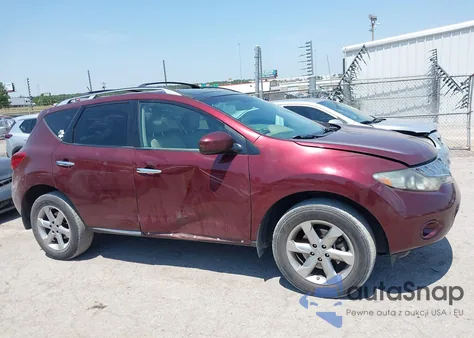 2009 Nissan Murano Sl z USA, uszkodzony, nr VIN JN8AZ18U29W106357